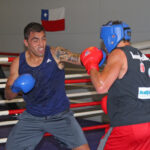 En el Centro de Entrenamiento Olímpico CEO, acompañamos a los seleccionados chilenos de box, encabezados por el medallista panamericano Miguel Véliz, en su preparación al próximo campeonato preolímpico, bjo la atenta mirada del tácnico cubano Jesús Martinez.
19/11/2015
Santiago, Chile
Foto: Max Montecinos/Mindep